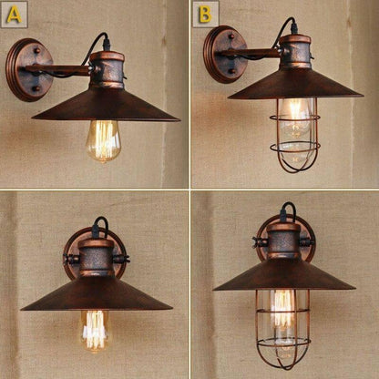 Classic Industrial Chic Wall Light Lamps - Pexav