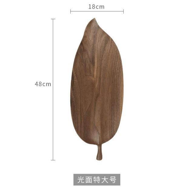 Wooden Appetizer Serving Platter Plates