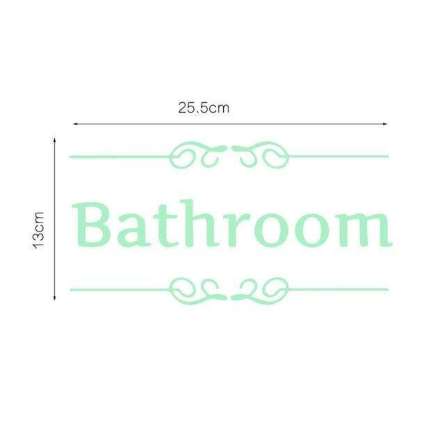 Bright Bathroom Wall Decal