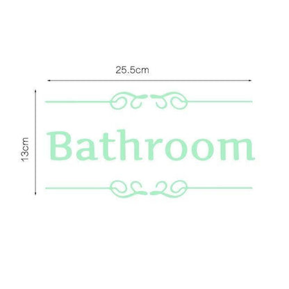 Bright Bathroom Wall Decal