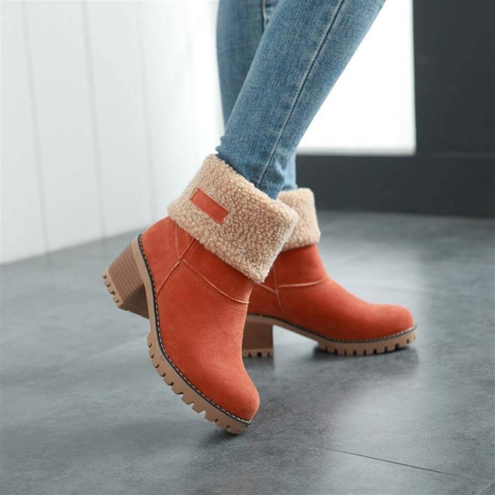 Stylish Cozy Women's Winter Snow Boots - Pexav