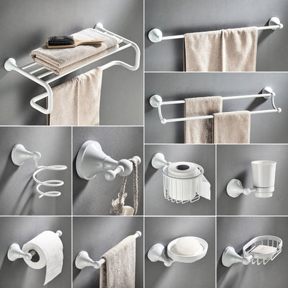 Space-Saving Bathroom Storage Holder Set - Pexav