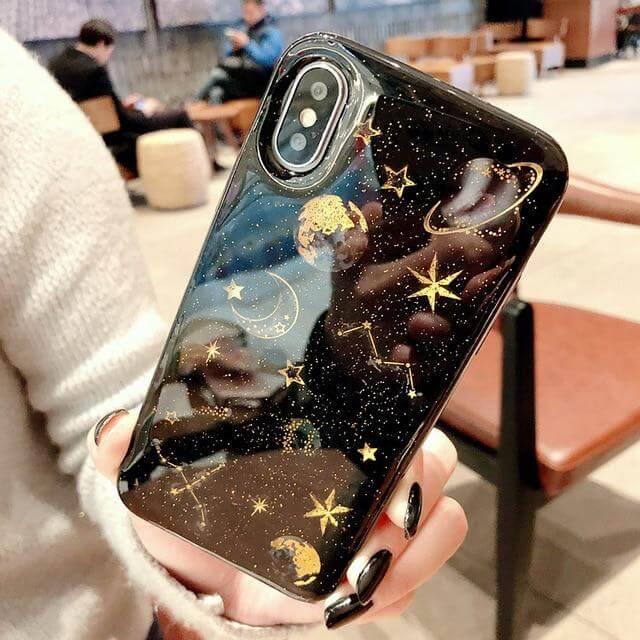 Beautiful Glow in Dark Galaxy Phone Case