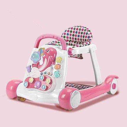 Stable 3-in-1 Baby Walker with Sounds