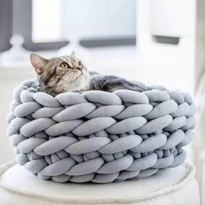 Cozy Homemade Pet Blanket Bed - Pexav