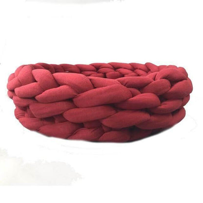 Cozy Homemade Pet Blanket Bed