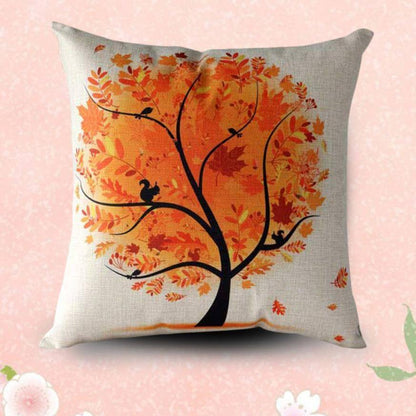 Autumn Leaf Soft Cushion Covers - Pexav