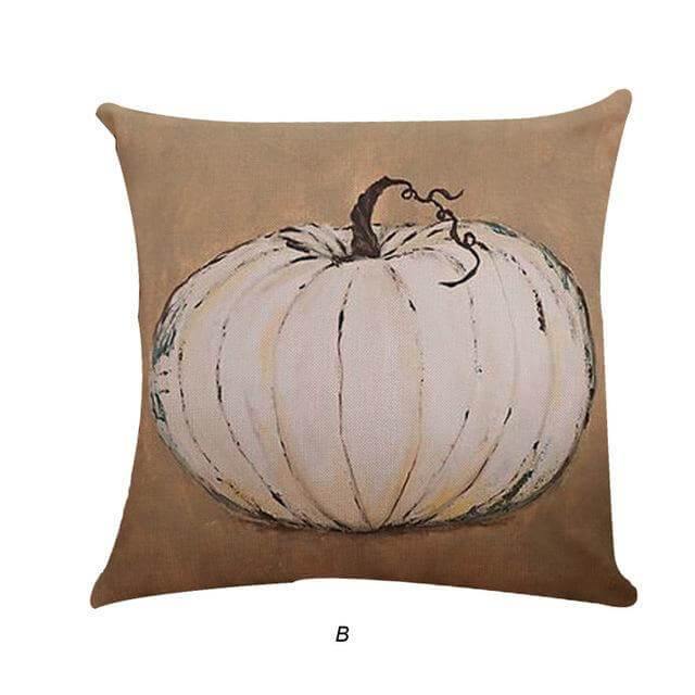 Autumn Orange Halloween Pillow Covers