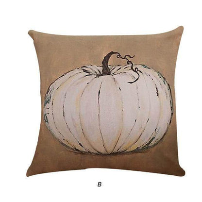 Autumn Orange Halloween Pillow Covers
