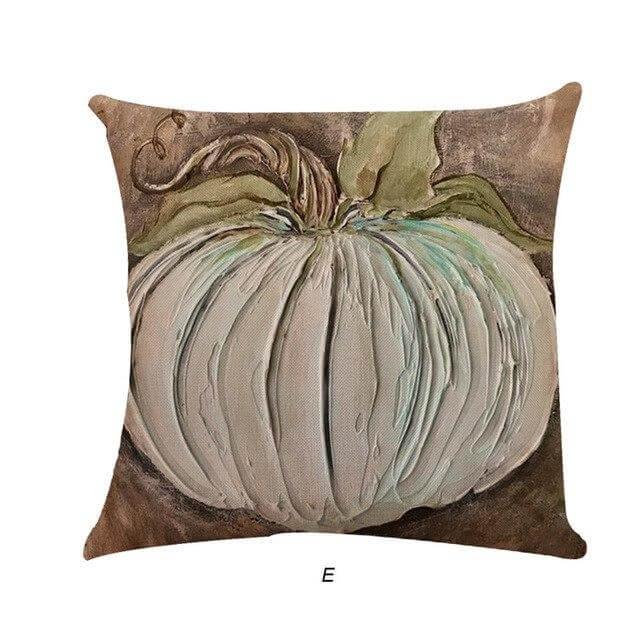Autumn Orange Halloween Pillow Covers