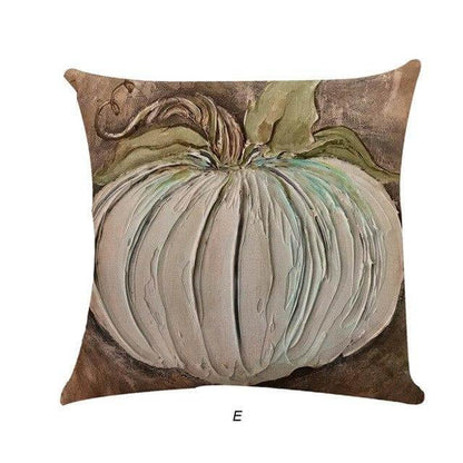 Autumn Orange Halloween Pillow Covers
