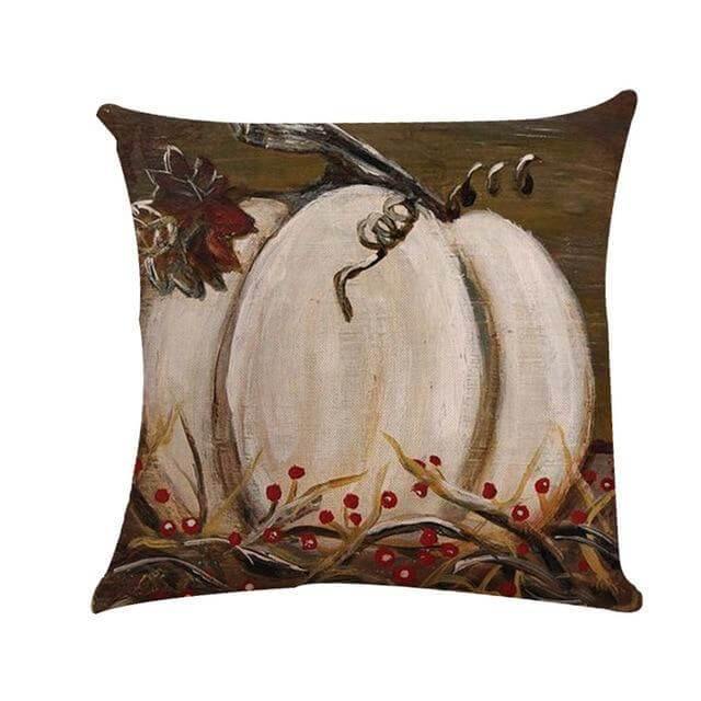 Autumn Orange Halloween Pillow Covers