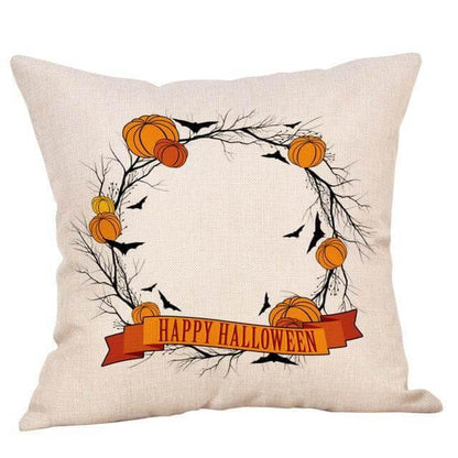Autumn Leaf Halloween Throw Pillow Covers