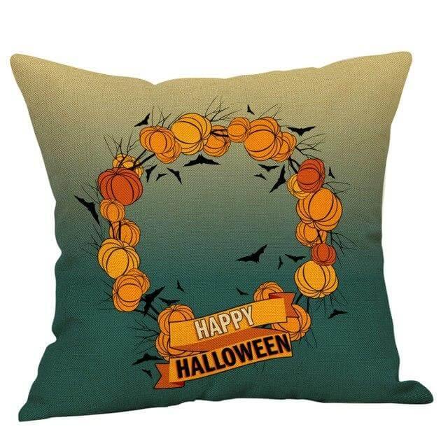 Autumn Leaf Halloween Throw Pillow Covers