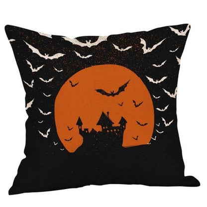 Autumn Leaf Halloween Throw Pillow Covers