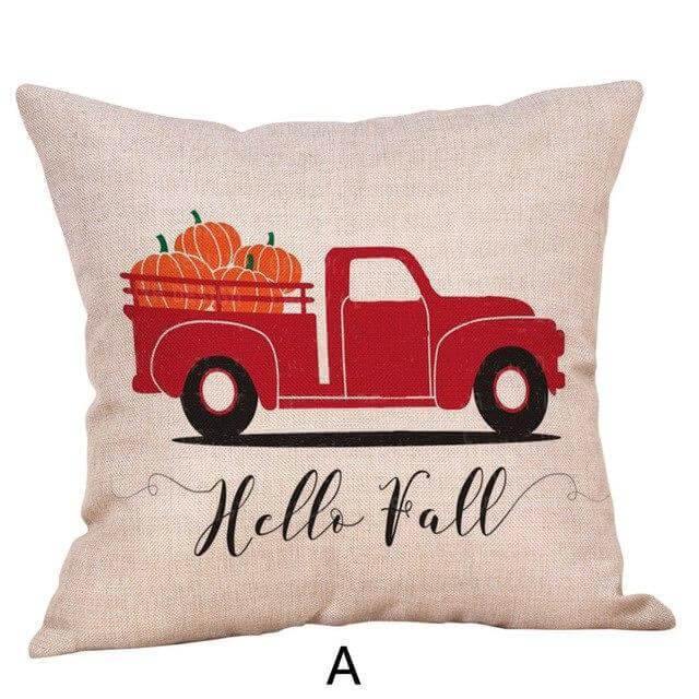 Autumn Harvest Theme Halloween Pillow Covers