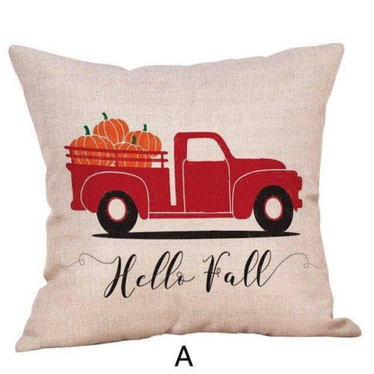 Autumn Harvest Theme Halloween Pillow Covers