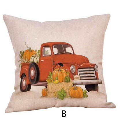 Autumn Harvest Theme Halloween Pillow Covers
