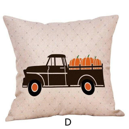 Autumn Harvest Theme Halloween Pillow Covers