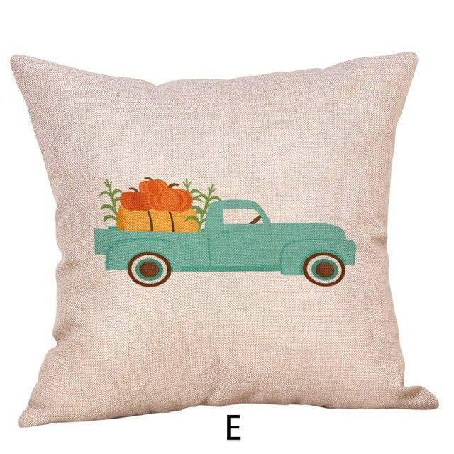Autumn Harvest Theme Halloween Pillow Covers