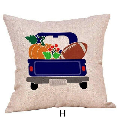 Autumn Harvest Theme Halloween Pillow Covers