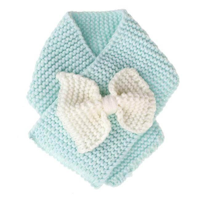 Soft Cozy Knitted Baby Scarf