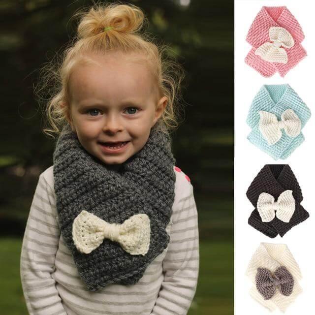 Soft Cozy Knitted Baby Scarf