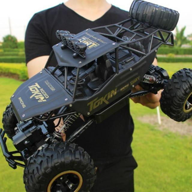 Tough Remote Control Monster Truck with Heavy Duty Suspension
