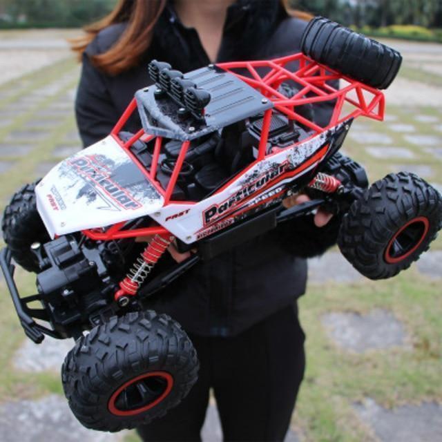 Tough Remote Control Monster Truck with Heavy Duty Suspension