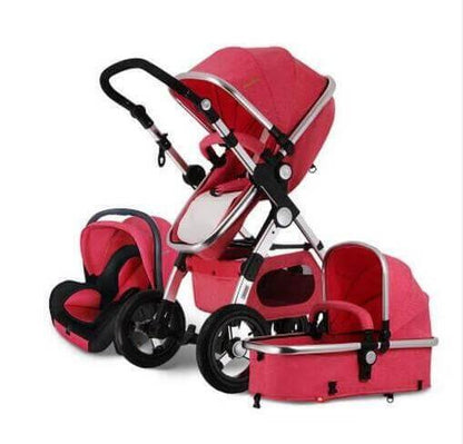 Compact 3 in 1 Folding Travel Baby Stroller