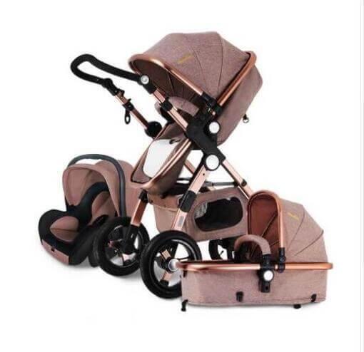 Compact 3 in 1 Folding Travel Baby Stroller