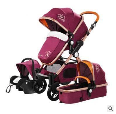 Compact 3 in 1 Folding Travel Baby Stroller
