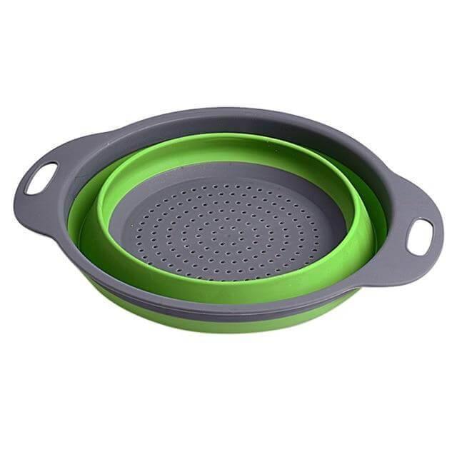 Collapsible Kitchen Strainer Fruit Veggie Washing Bowl