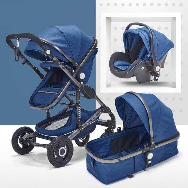 Practical Compact 3 in 1 Baby Pushchair