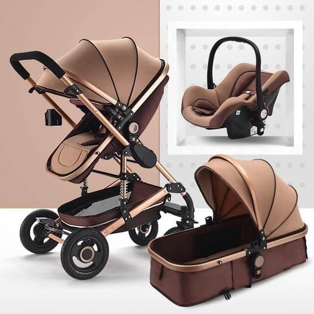 Practical Compact 3 in 1 Baby Pushchair