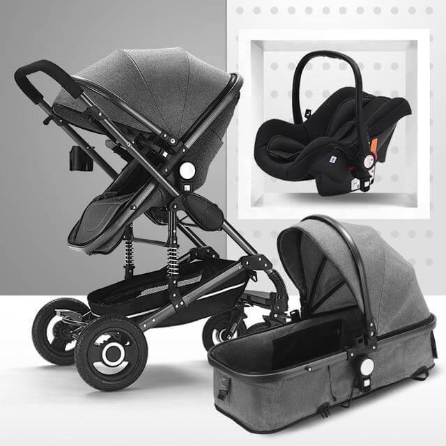 Practical Compact 3 in 1 Baby Pushchair