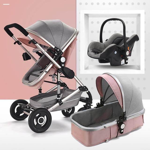 Practical Compact 3 in 1 Baby Pushchair