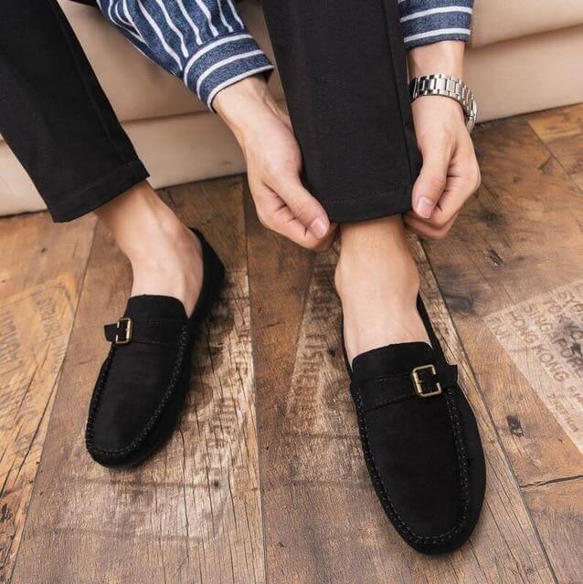 Premium Soft Leather Mens Slip On Loafers