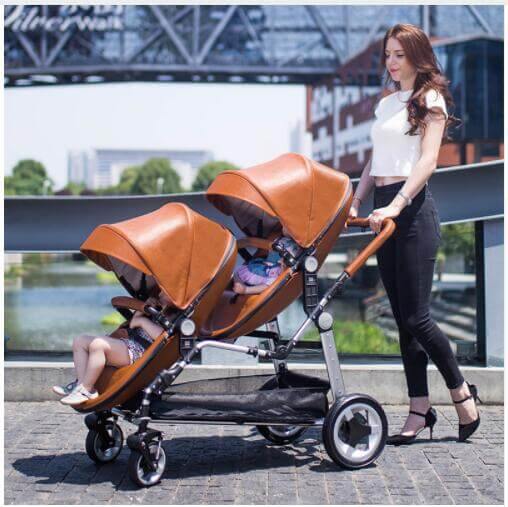 Compact Asian Double Baby Buggy - Pexav