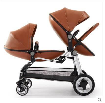 Compact Asian Double Baby Buggy