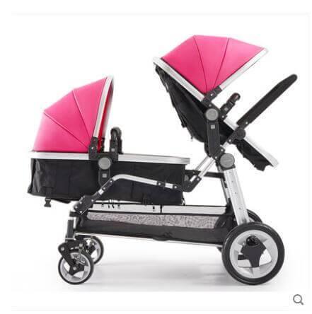 Compact Asian Double Baby Buggy