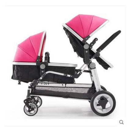 Compact Asian Double Baby Buggy
