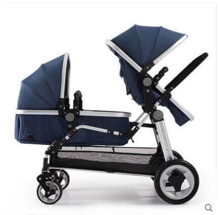 Compact Asian Double Baby Buggy