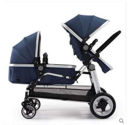 Compact Asian Double Baby Buggy