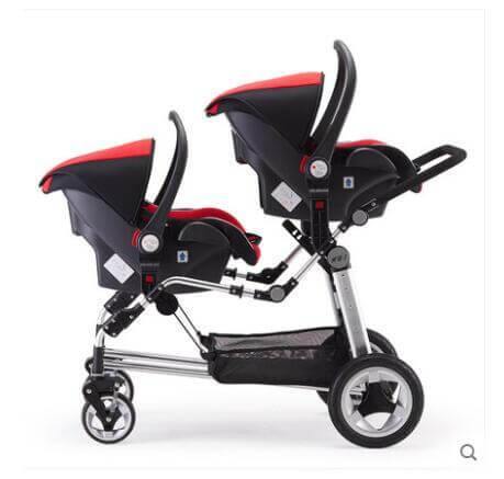 Compact Asian Double Baby Buggy
