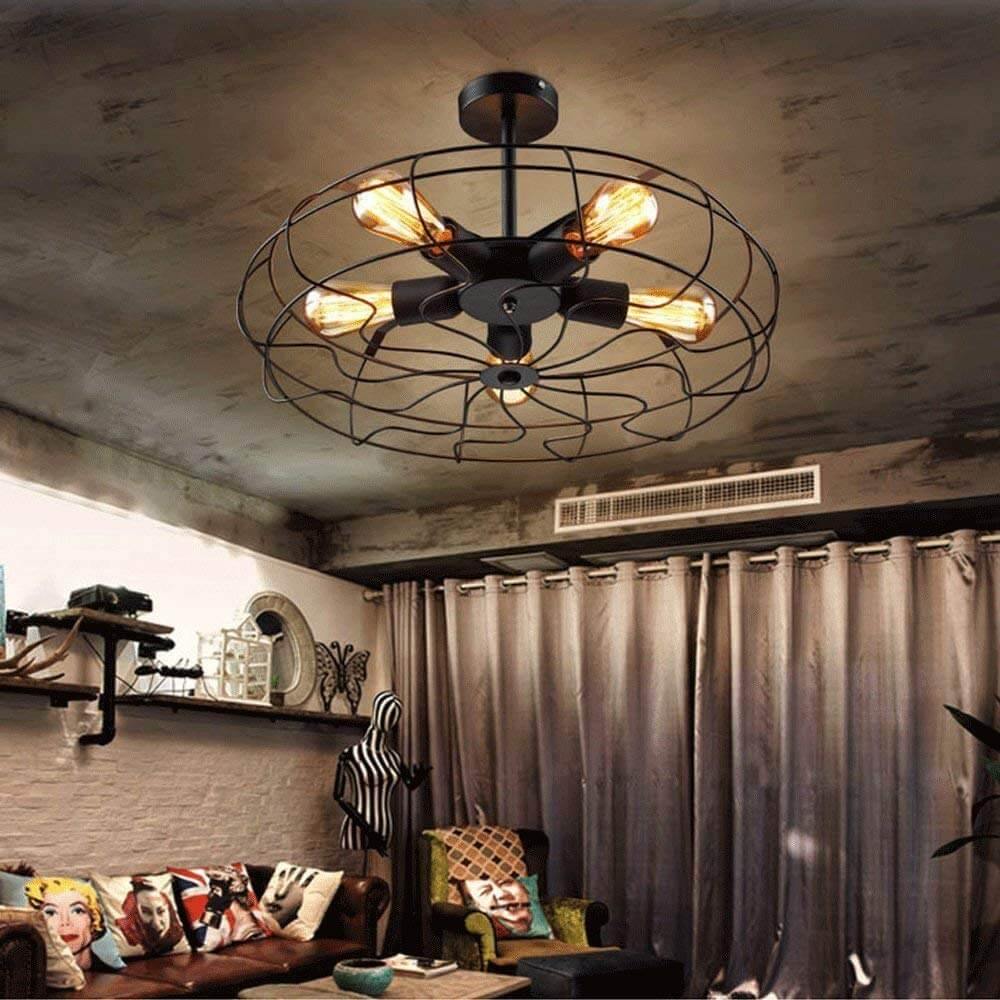 Classic 5-Light Semi Flush Mount Ceiling Light Fixtures - Pexav