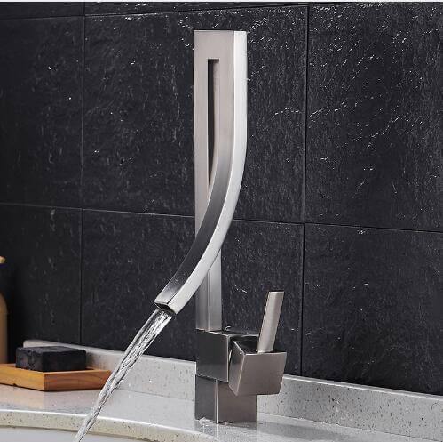 Sleek Stainless Steel Kitchen Faucets