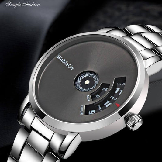 Sleek Silver Luxury Mens Watch - Pexav