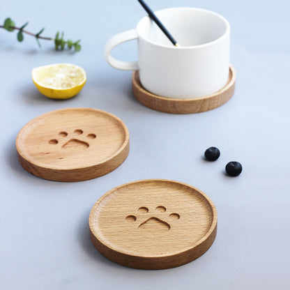 Adorable Pet Wooden Coasters - Pexav