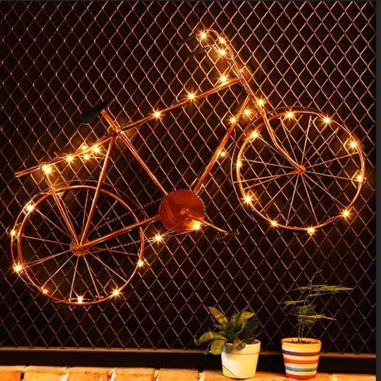 Classic Metal Vintage Bike Wall Art - Pexav